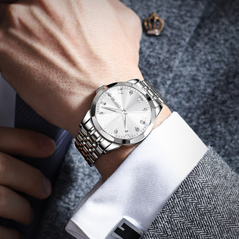 ⏳FLASH SALE! 50% OFF! 🔥Men's Business Fashion Dual Calendar Quartz Watch