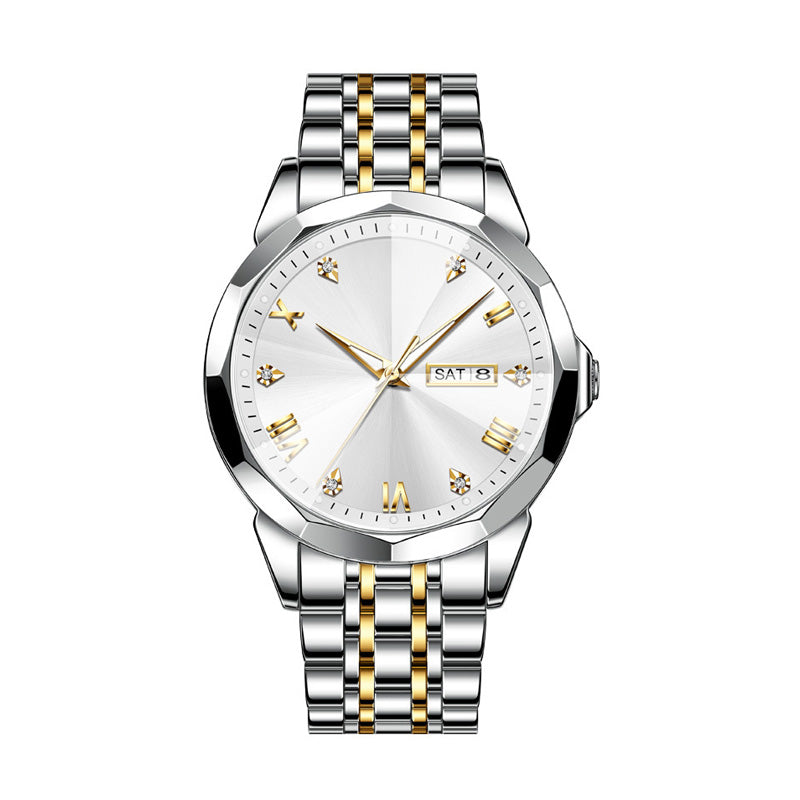 ⏳FLASH SALE! 50% OFF! 🔥Men's Business Fashion Dual Calendar Quartz Watch