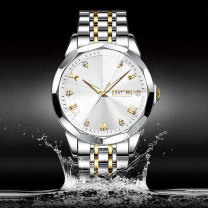 ⏳FLASH SALE! 50% OFF! 🔥Men's Business Fashion Dual Calendar Quartz Watch