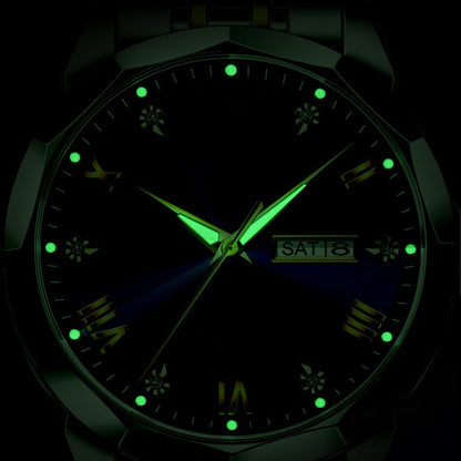 ⏳FLASH SALE! 50% OFF! 🔥Men's Business Fashion Dual Calendar Quartz Watch
