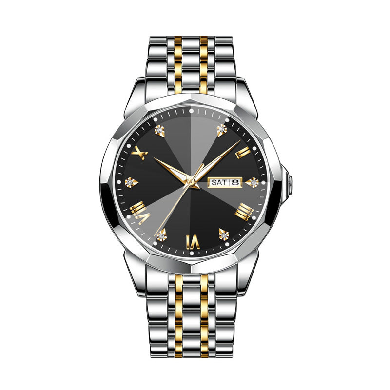 ⏳FLASH SALE! 50% OFF! 🔥Men's Business Fashion Dual Calendar Quartz Watch