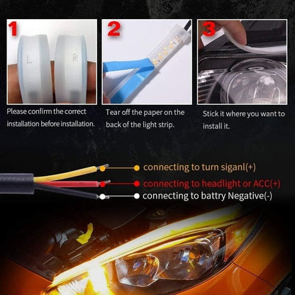 ⏳Time-Limited Special⏰Flexible Car LED Flow Type Auto Signal Light 🚗💡