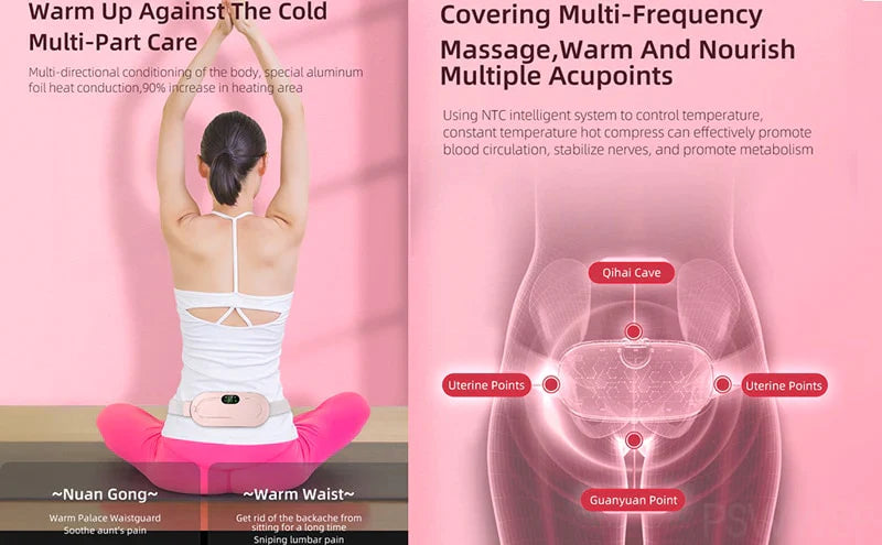 Electric Heating Belts - Wireless Menstrual Pain Relief Massager
