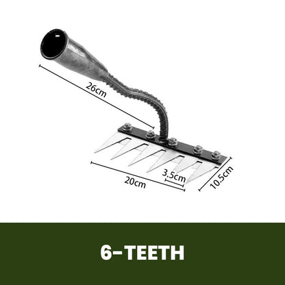 5/6/7/8 Teeth Carbon Steel Garden Weeding Rake（50% OFF）