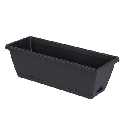 🌼Hot Sale 50% OFF🌼Rectangular Lazy Plastic Flower Pot, Suitable For Home Balcony