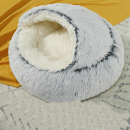 🐶Pluffy bed for dogs and cats - Cozy plush nest-50% OFF😽