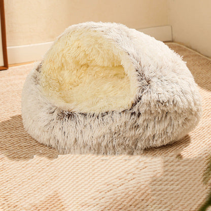 🐶Pluffy bed for dogs and cats - Cozy plush nest-50% OFF😽