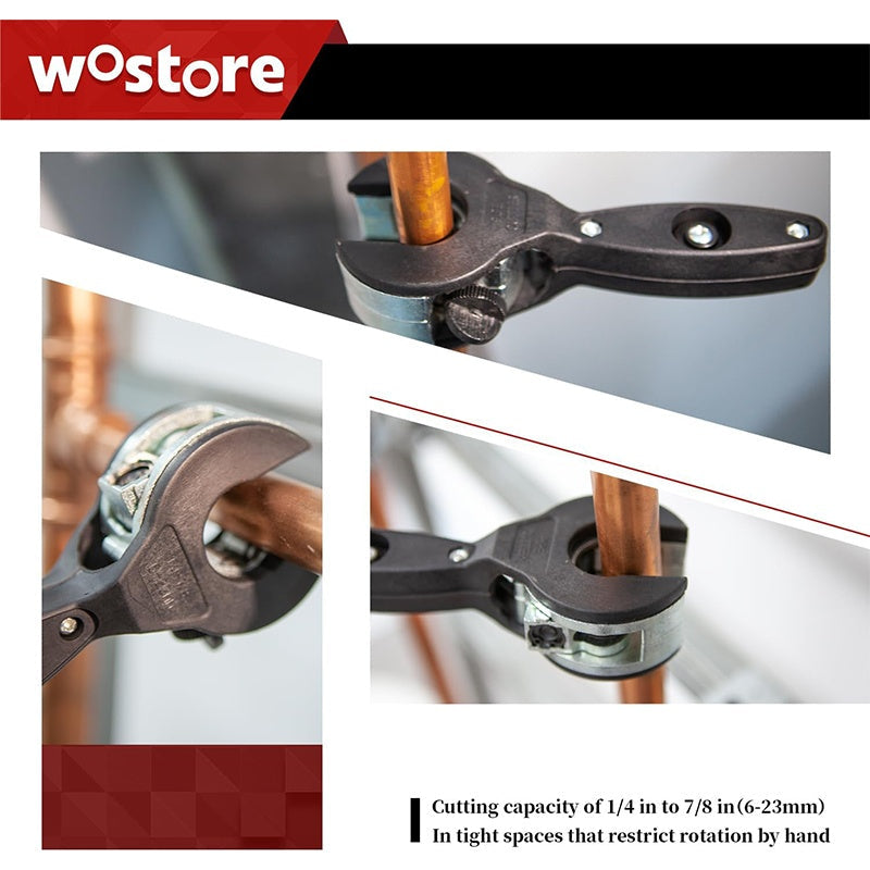 🔥2026 New Upgrade ＆ Hot Sale ＆ 50％ Off🔥 3‑Piece Ratcheting Tubing Cutter Set‑Compact 🛠️