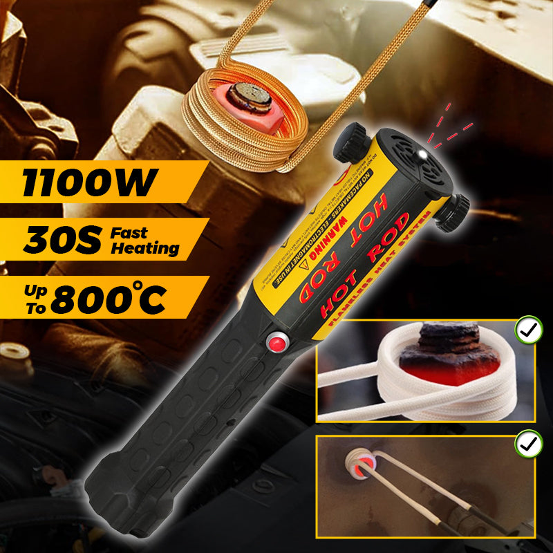 🔥 50% OFF NOW! ⚡ Induction Heater Kit – 1100W, 30S Fast Heating & Flameless Bolt Removal 🛠️