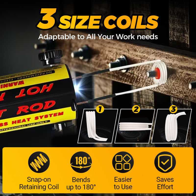 🔥 50% OFF NOW! ⚡ Induction Heater Kit – 1100W, 30S Fast Heating & Flameless Bolt Removal 🛠️