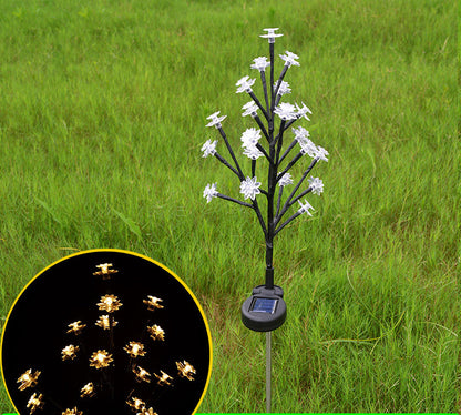 Outdoor Waterproof Cherry Blossom  Multicolor Solar Garden Lights（50% OFF）