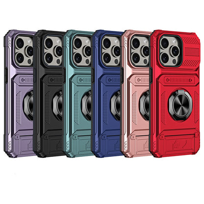 📱 LIMITED-TIME 50% OFF! 💥 Phone Case with Card Holder & Ring Grip – Kickstand, Magnetic Mount, Drop Protection