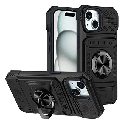 📱 LIMITED-TIME 50% OFF! 💥 Phone Case with Card Holder & Ring Grip – Kickstand, Magnetic Mount, Drop Protection