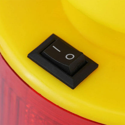 Solar-Powered Strobe Warning Light