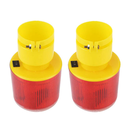 Solar-Powered Strobe Warning Light