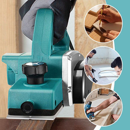 🎉 2026 Sale — Over 13,000 Sold!🧰 Multipurpose Electric Wood Planer‑600W 3200RPM Handheld Woodworking Tool ✨