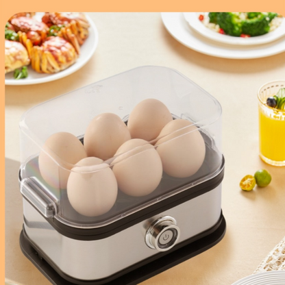 📢📢50% OFF !!!⏰Multifunctional Egg Steamer with Clear Lid
