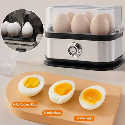 📢📢50% OFF !!!⏰Multifunctional Egg Steamer with Clear Lid