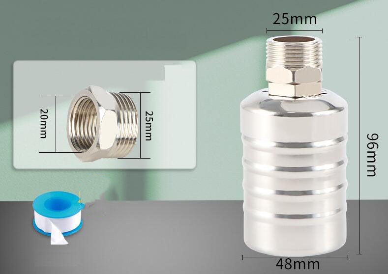 🚰 LIMITED-TIME 50% OFF! ✨ 304 Stainless Steel Water Level Control Float Valve – Auto Shut-Off, No Electricity, Rust-Proof 💧