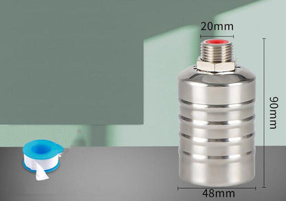 🚰 LIMITED-TIME 50% OFF! ✨ 304 Stainless Steel Water Level Control Float Valve – Auto Shut-Off, No Electricity, Rust-Proof 💧