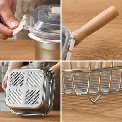 Multi-Function Frying Cooker Set - Fryer, Cooker, Fresh Keeping & Vegetables Washing