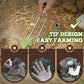 Compact 2-Tooth Garden Weed Puller Tool
