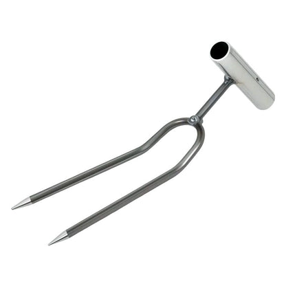 Compact 2-Tooth Garden Weed Puller Tool
