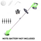 Multifunction Cordless Grass Trimmer Kit