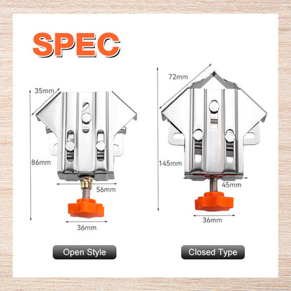 🔥Hot Sale🔥Multipurpose Stainless Steel 90 Degree Corner Clamp