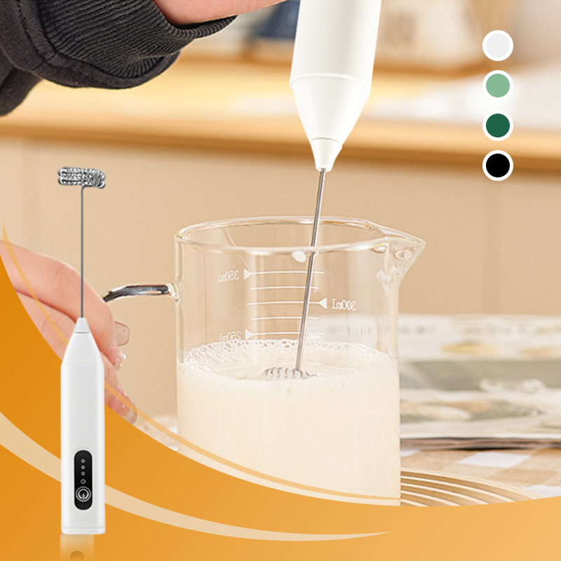☕50% OFF !! ⏰Electric Drink Foam Mixer ✨ Electric Drink Foam Mixer – 3‑Speed Adjustable, USB Rechargeable, Easy‑Clean 🥛