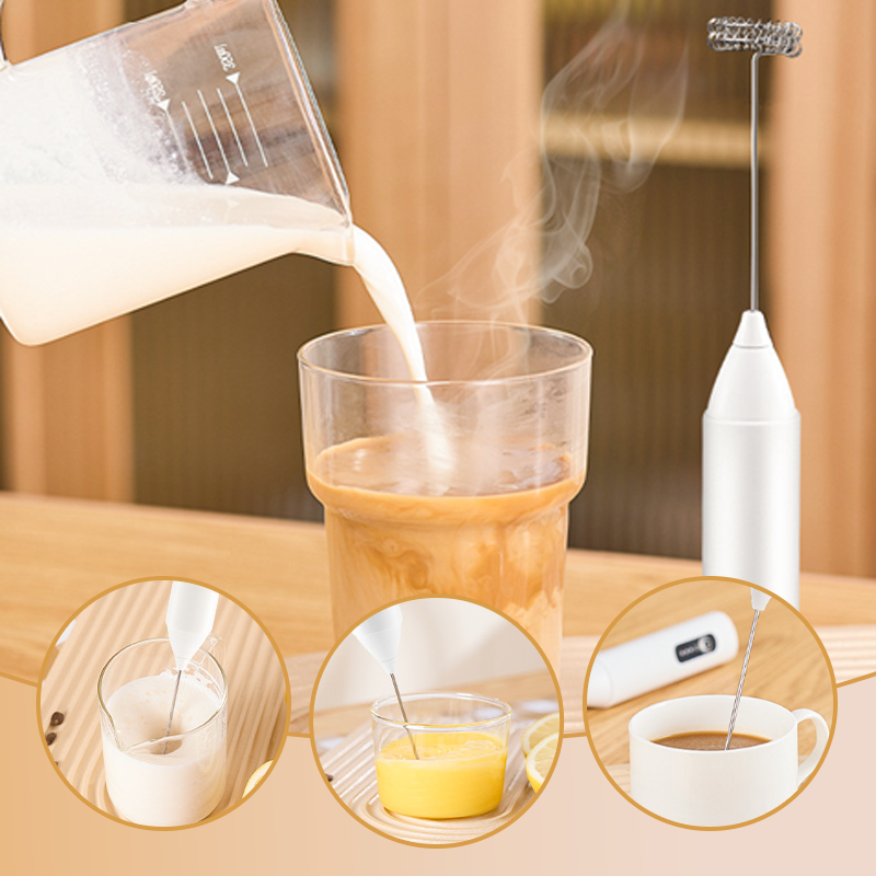 ☕50% OFF !! ⏰Electric Drink Foam Mixer ✨ Electric Drink Foam Mixer – 3‑Speed Adjustable, USB Rechargeable, Easy‑Clean 🥛