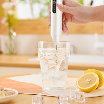 ☕50% OFF !! ⏰Electric Drink Foam Mixer ✨ Electric Drink Foam Mixer – 3‑Speed Adjustable, USB Rechargeable, Easy‑Clean 🥛