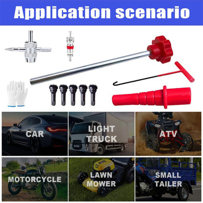 🔥Hot Sale🔥Quick Change Car Tire Valve Tool Kit (50% OFF)