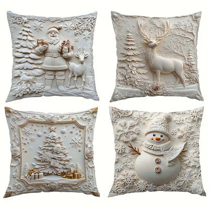 Elegant Christmas Decorative Pillow Covers (50% OFF)