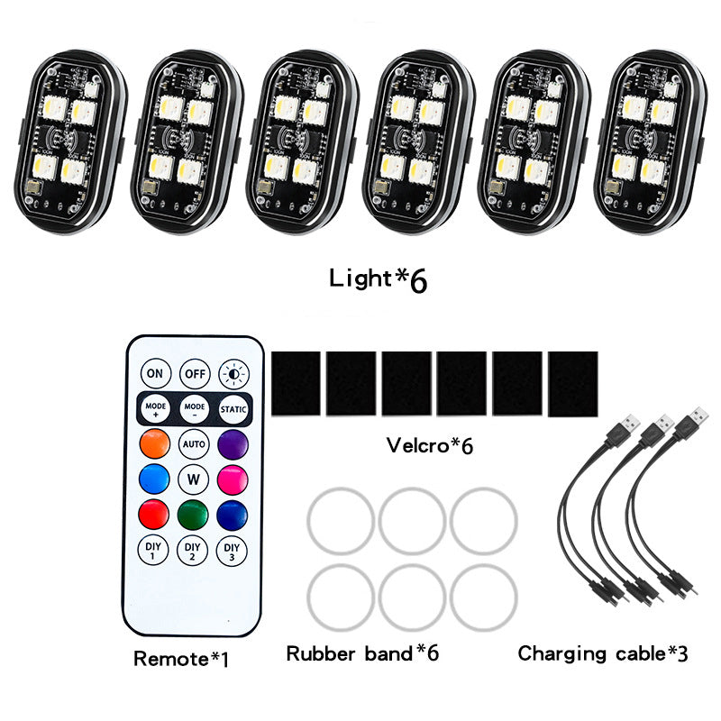 Pxcxu📢📢50% OFF !!⏰⏰Portable Car LED Warning Light with Remote