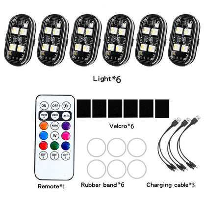 Pxcxu📢📢50% OFF !!⏰⏰Portable Car LED Warning Light with Remote