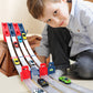 🏎️Let the race begin!⚡Double the track, double the fun🏆no batteries required, just pure speed! - ✨【Dual Toy Car Launcher Racing Track Set for Kids】✨