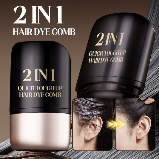 📢📢50 OFF !!⏰⏰2 in 1 Quick Touch up Hair Dye Comb