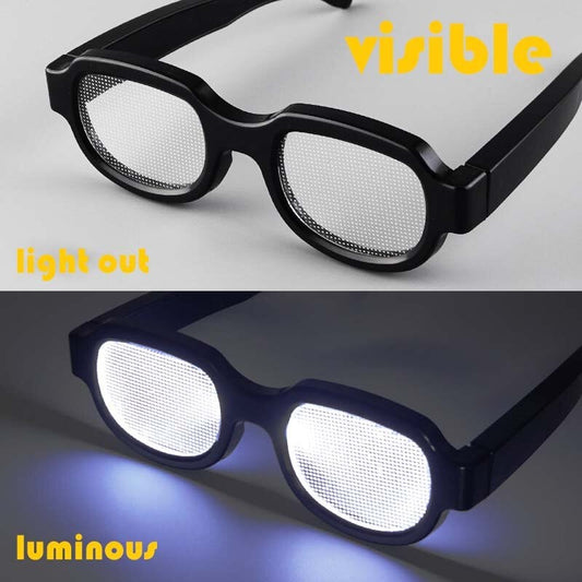 🎁LED Luminous Glasses Light-Up Eyewear