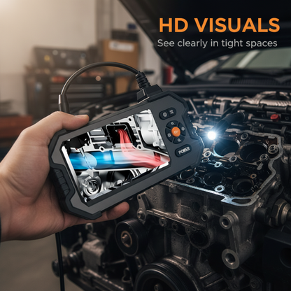 🔍 Portable 1080P HD Inspection Camera – 4.3" LCD Screen Endoscope Camera with Waterproof Cable for Auto Repair, Pipes & Home Inspection