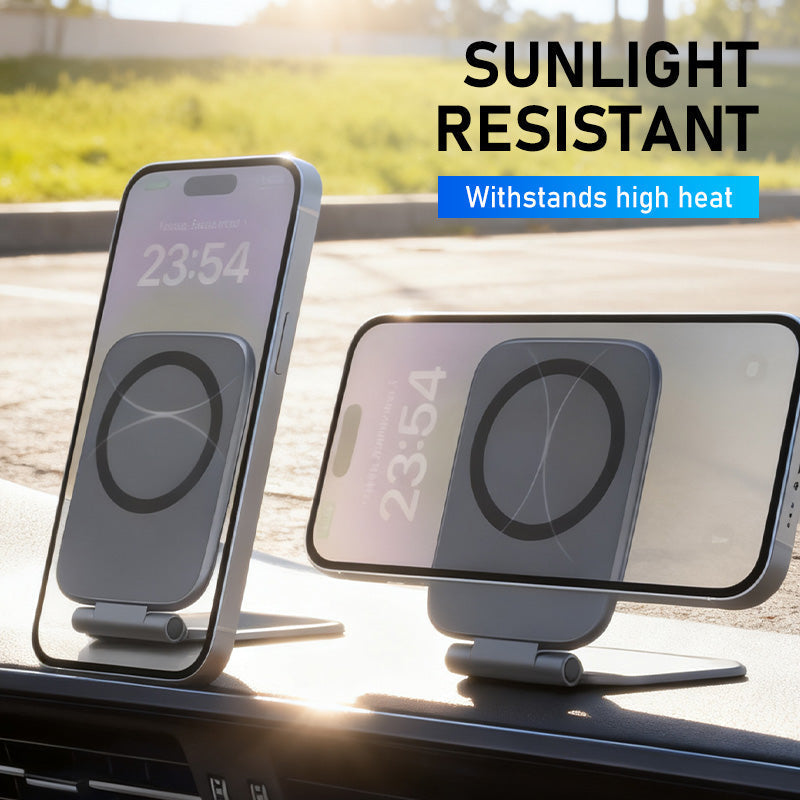 📢📢50% OFF !!!⏰Magnetic Strong-Hold Phone Mount—Sticks Like a Magnet, Stands Like a Rock!📱⚡