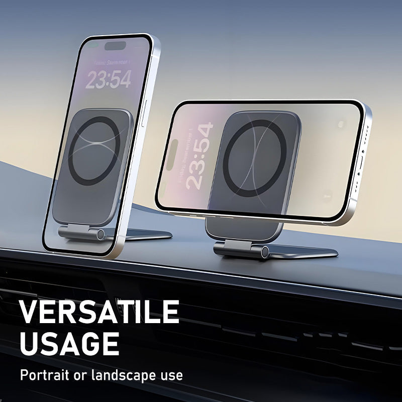 📢📢50% OFF !!!⏰Magnetic Strong-Hold Phone Mount—Sticks Like a Magnet, Stands Like a Rock!📱⚡