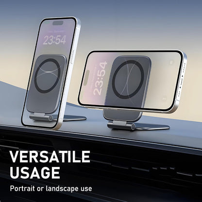 📢📢50% OFF !!!⏰Magnetic Strong-Hold Phone Mount—Sticks Like a Magnet, Stands Like a Rock!📱⚡