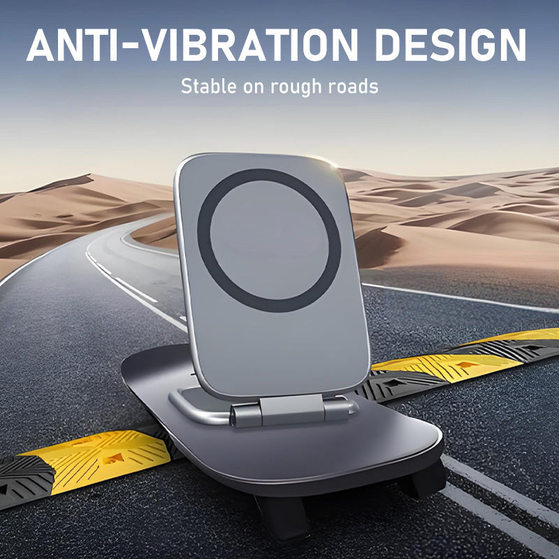 📢📢50% OFF !!!⏰Magnetic Strong-Hold Phone Mount—Sticks Like a Magnet, Stands Like a Rock!📱⚡