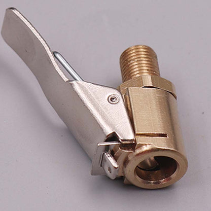🚗 BUY 1 GET 1 FREE!💨 Quick-Connect Tire Inflator Chuck Adapter – Solid Brass & Leak-Proof – Universal One-Hand Air Pump Nozzle 🔧