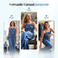 Women's Sleeveless Drawstring Waist Summer Jumpsuit
