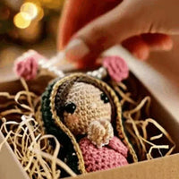 🎉 2026 Sale — Over 52,000 Sold! 🙏 Hand-crocheted Virgin Mary hanging ornament — stitch by stitch, made with care. Perfect for your car mirror or home — a little peace to carry with you everywhere. ✨