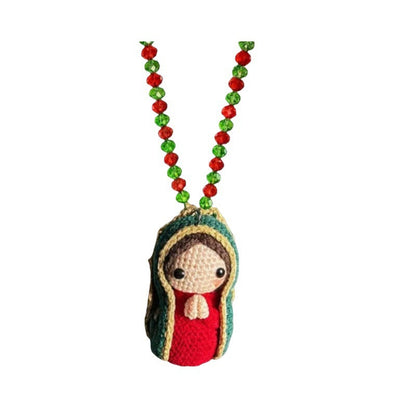 🎉 2026 Sale — Over 52,000 Sold! 🙏 Hand-crocheted Virgin Mary hanging ornament — stitch by stitch, made with care. Perfect for your car mirror or home — a little peace to carry with you everywhere. ✨