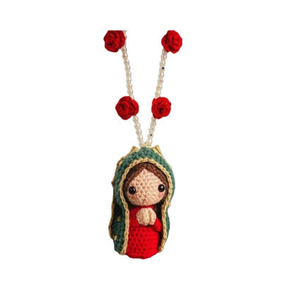 🎉 2026 Sale — Over 52,000 Sold! 🙏 Hand-crocheted Virgin Mary hanging ornament — stitch by stitch, made with care. Perfect for your car mirror or home — a little peace to carry with you everywhere. ✨