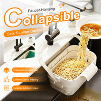 🥦🍅Collapsible Faucet-Hanging Sink Strainer Basket